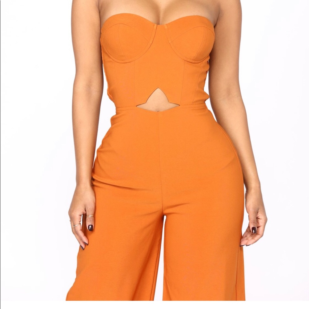 Calm and Collected Strapless Jumpsuit